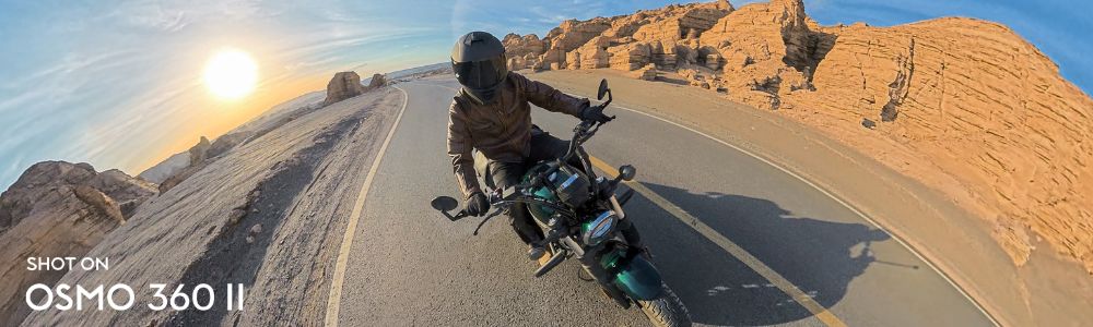 Prise de vue avec la DJI Osmo 360 II