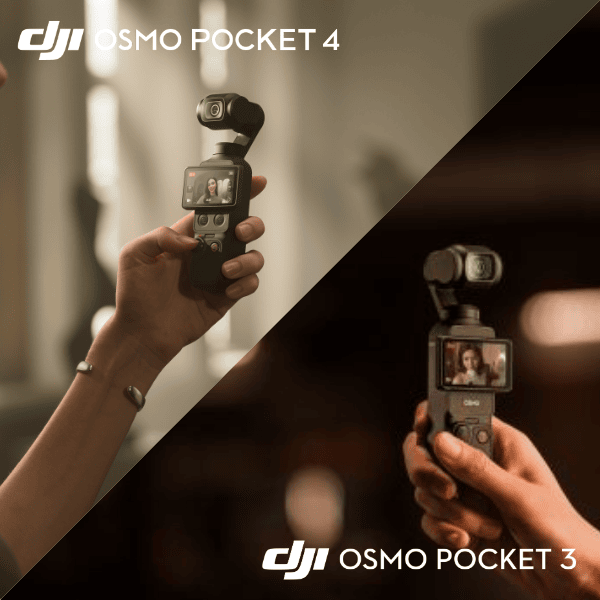 DJI Osmo Poclet 3 vs DJI Osmo Pocket 4 : prise en main