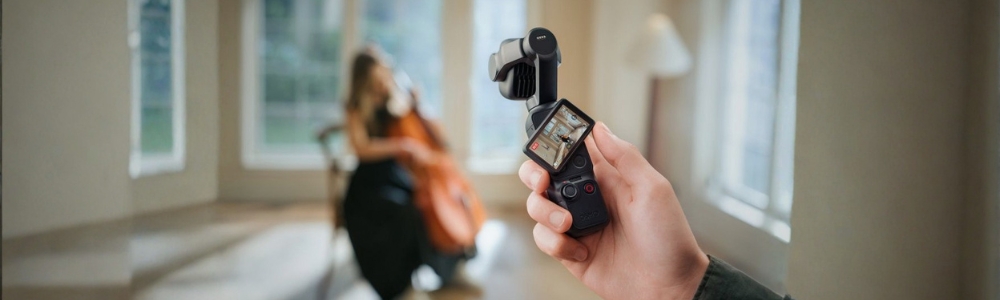 Écran rotatif de la caméra DJI Pocket 4P