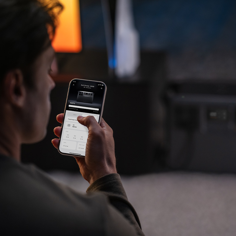 Application DJI Home pour Power 2000