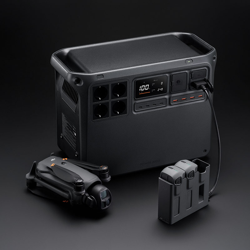 Compatibilité de l'écosystème DJI avec la batterie Power 2000
