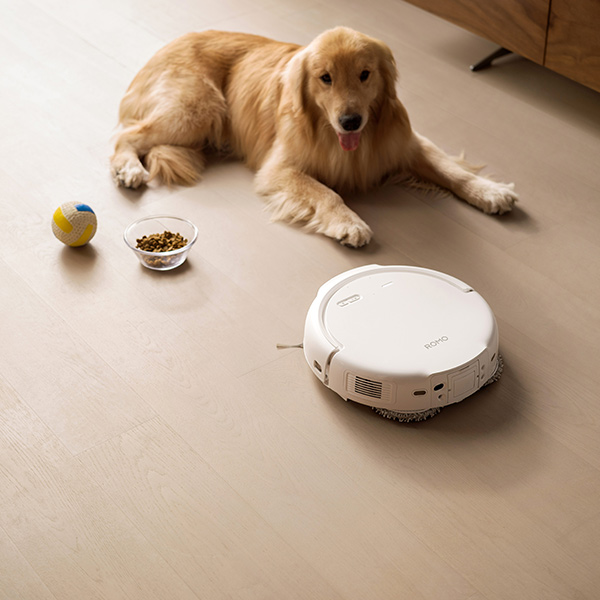 Aspirateur robot DJI ROMO adapté pour les animaux