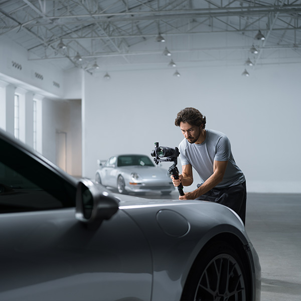 Tournage avec un stabilisateur DJI RS 5