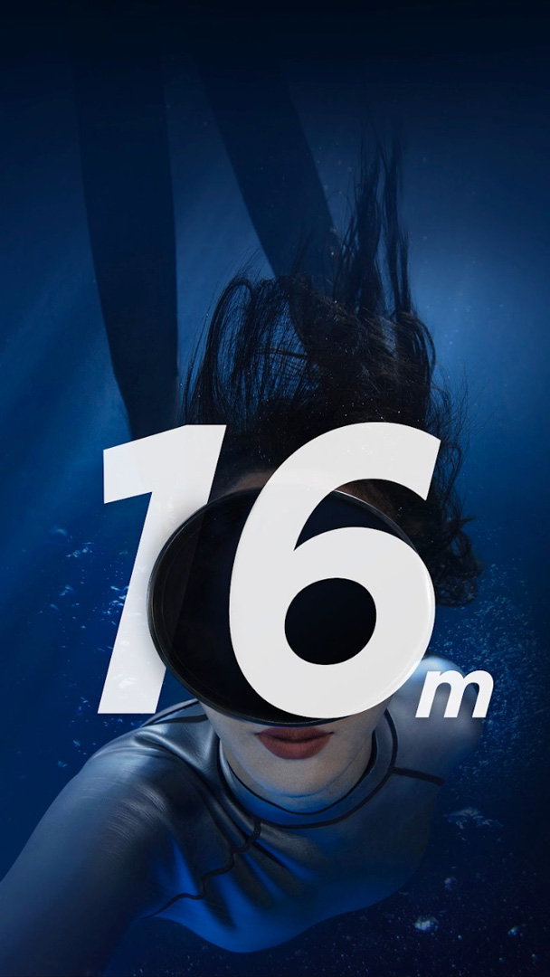 DJI Osmo Action 3 : Waterproof 16 mètres