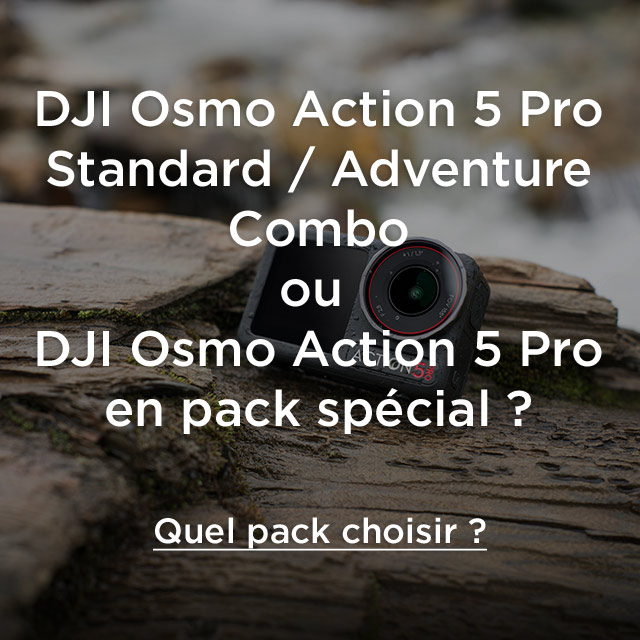 DJI Osmo Action 5 Pro (Standard/Adventure Combo) ou DJI Osmo Action 5 Pro en pack spécial ? 