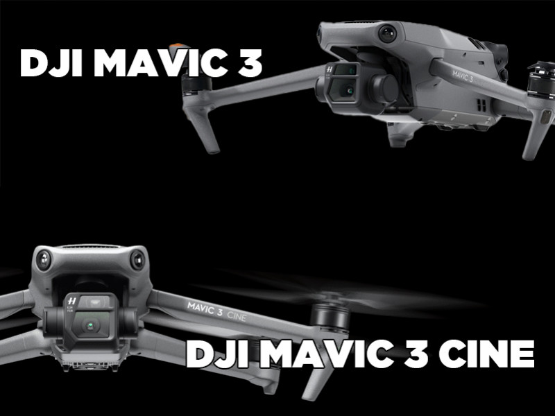 Drone DJI Mavic 3 vs Mavic 3 Cine - Le Comparatif
