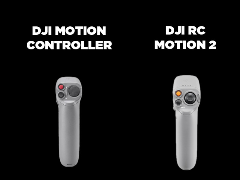 DJI RC Motion 2 vs Motion Controller Le Comparatif