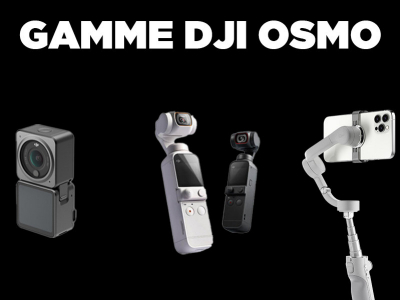Gamme DJI Osmo : Starter Pack & Panoplie complète d'équipements audiovisuels