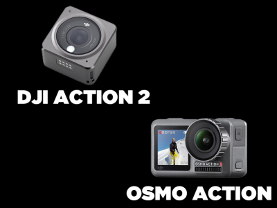 DJI Action 2 vs Caméra Osmo Action