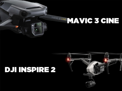 Drone DJI Mavic 3 Cine vs Inspire 2