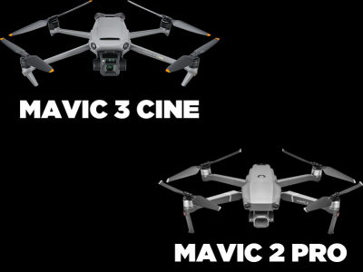 Drone DJI Mavic 3 Cine vs Mavic 2 Pro