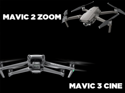 Drone DJI Mavic 3 Cine vs Mavic 2 Zoom