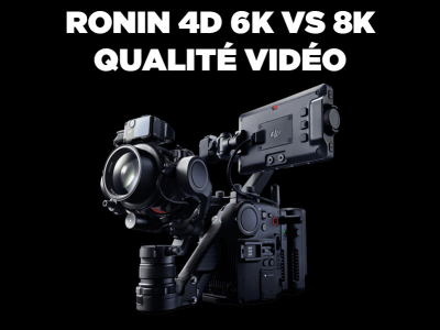 Débits binaires maximums en Mo/S - DJI Ronin 4D 6K vs 8K