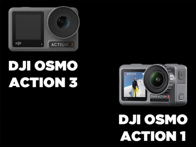 DJI Osmo Action 3 vs Action 1